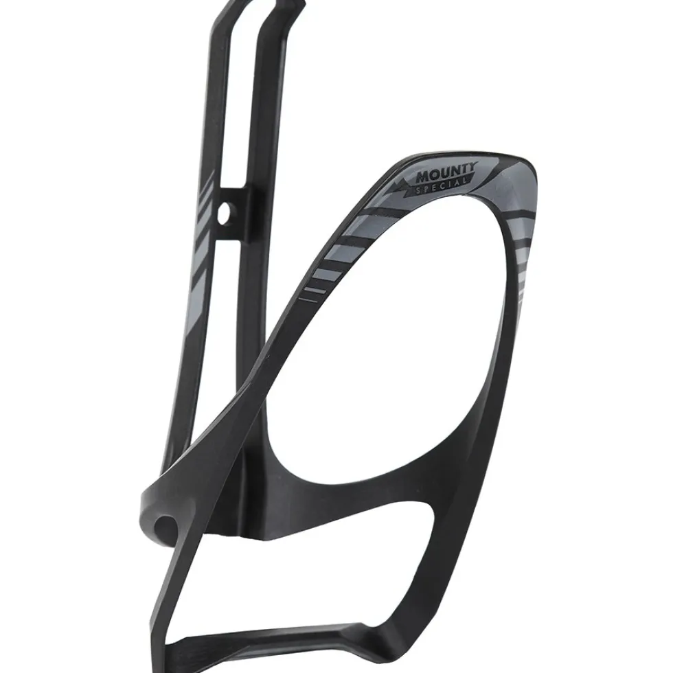 Mounty Special Carbon-Cage Bottle Holder - black/white