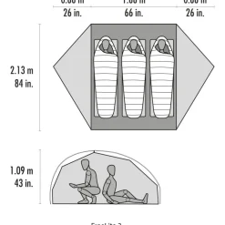 MSR FreeLite 3 Tent - Tan