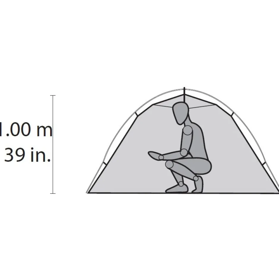 Tenten, Tarps & Hangmatten < MSR Hubba Hubba NX tent - green