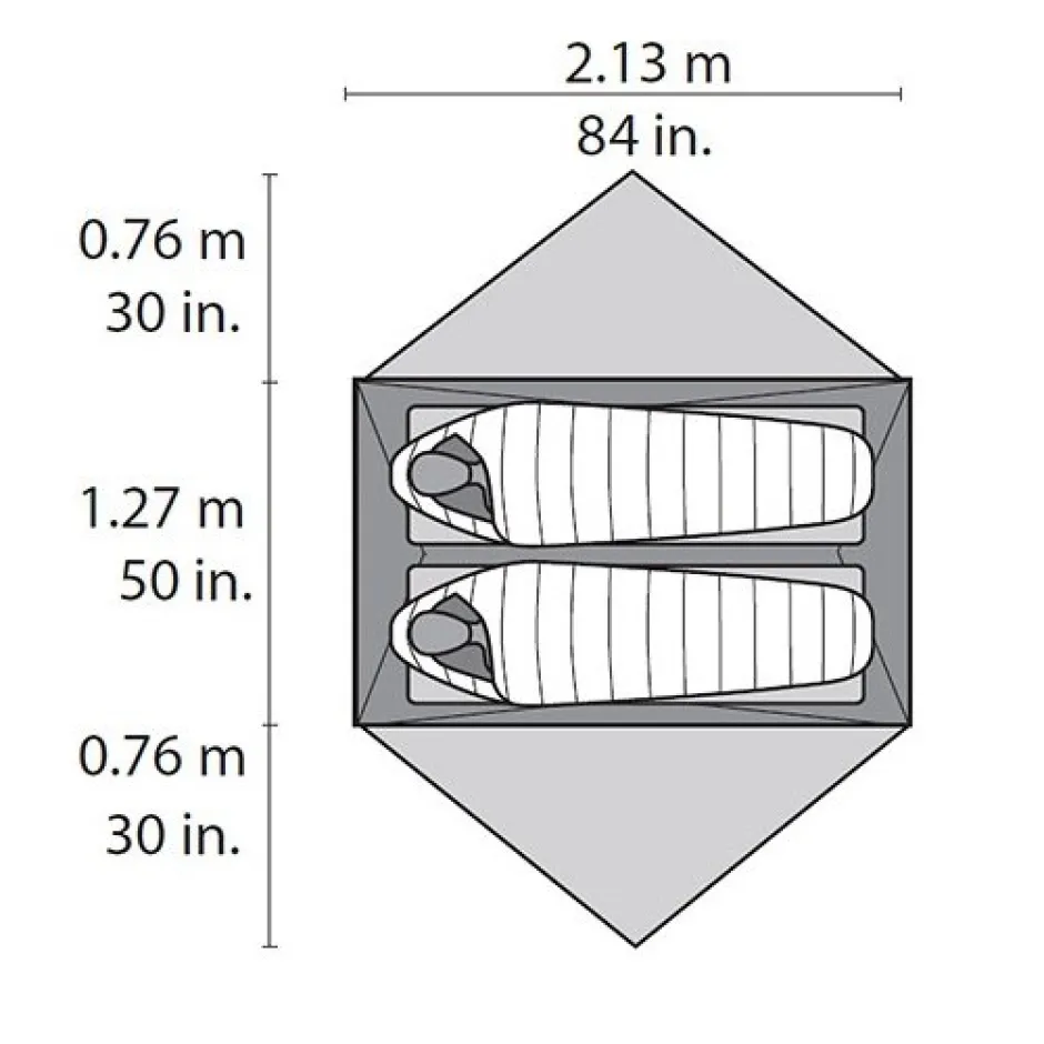 Tenten, Tarps & Hangmatten < MSR Hubba Hubba NX tent - green