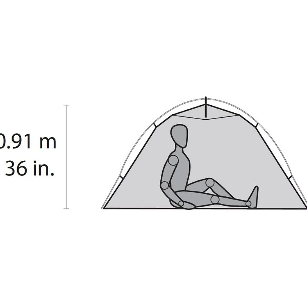 MSR Hubba NX Solo UL Tent - groen