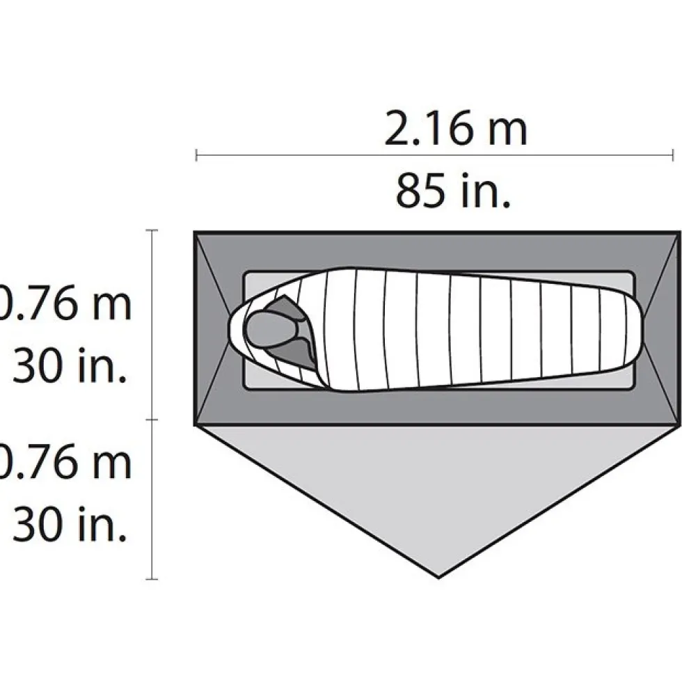 MSR Hubba NX Solo UL Tent - groen