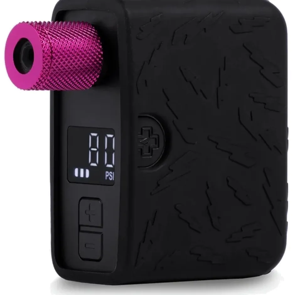 Elektrische Fietspompen|Mini Pompen < Muc-Off Airmach Electric Mini Pro Batterij Luchtpomp - black