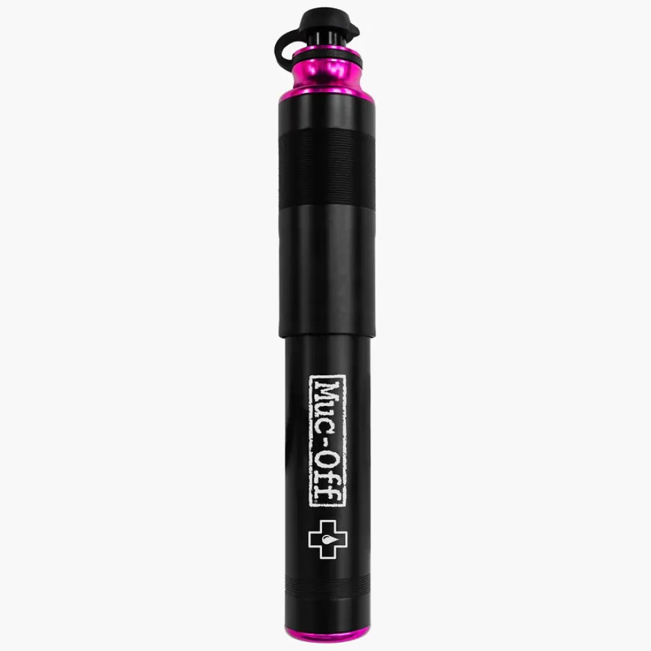 Mini Pompen < Muc-Off AirMach Minipomp - zwart/roze