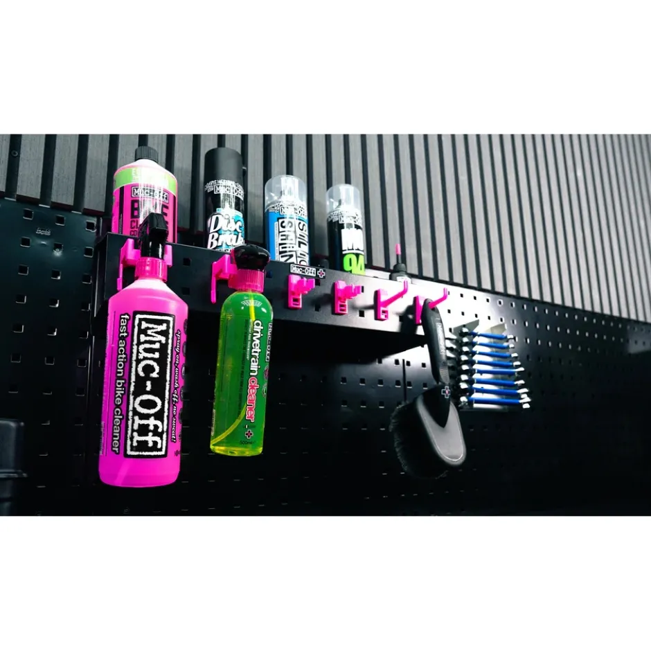Montagestandaarden|Gereedschap En Onderhoud < Muc-Off Bottle & Detailing Opslagrek - zwart