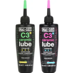 Muc-Off C3 Ceramic Dry & Wet Lube 2x120ml