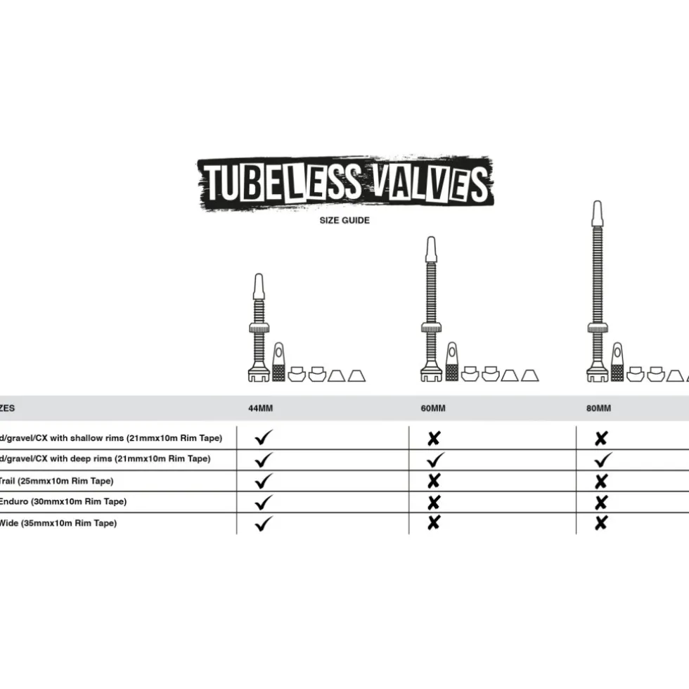 Muc-Off Tubeless Valve Kit V2 Universal - purple