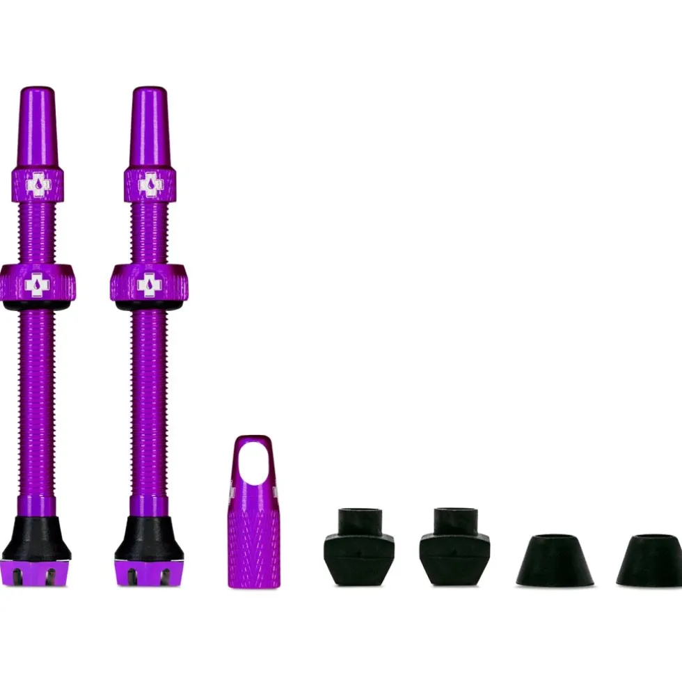 Muc-Off Tubeless Valve Kit V2 Universal - purple