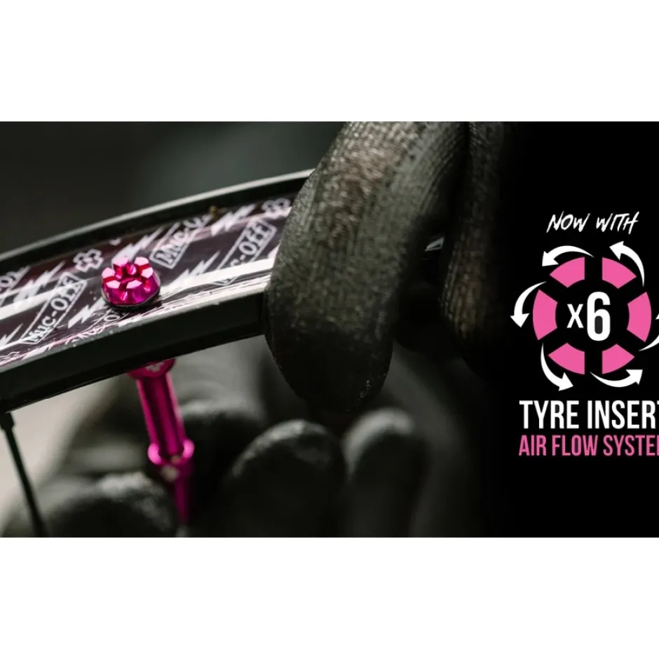 Banden Accessoires En Tubeless|Gereedschap En Onderhoud < Muc-Off Tubeless Valve Kit V2 Universal - pink