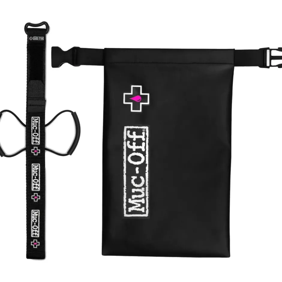 Tassen Accessoires < Muc-Off Utility Frame Strap & Waterproof Cargo Bag Bundle Frame fix strap - black