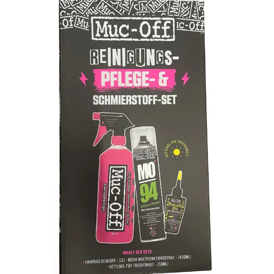 Gereedschap En Onderhoud|Reinigers < Muc-Off Wash Protect and Dry Lube Kit
