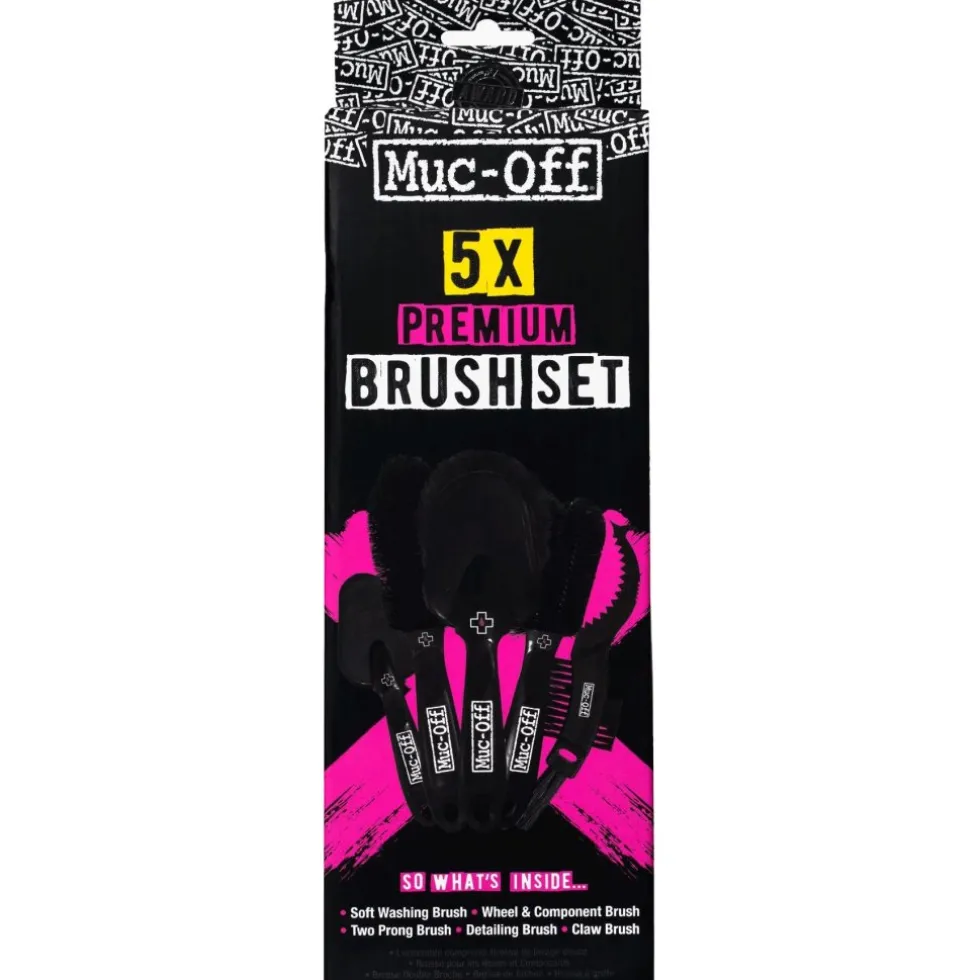 Muc-Off 5x Premium Brush Kit