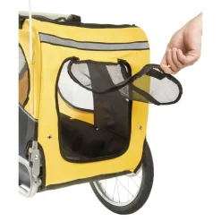Hondenkarren < M-Wave Stalwart Pet Fietskar voor Honden - geel