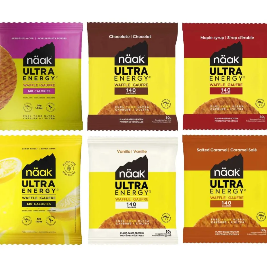 Outdoor Maaltijden < Näak Ultra Energy Waffle - Koolhydraatwafel - 30g