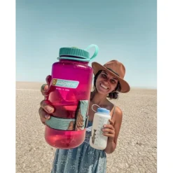 Outdoor Flessen & Thermosflessen < Nalgene Wide Mouth Sustain Drinkfles - 1L - pear