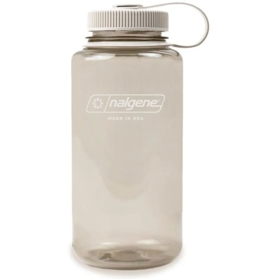Outdoor Flessen & Thermosflessen < Nalgene Wide Mouth Sustain Drinkfles - 1L - cotton