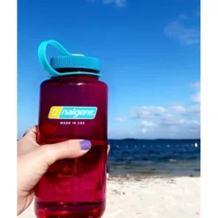 Nalgene Wide Mouth Sustain Drinkfles - 1L - clear
