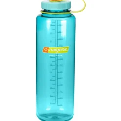 Outdoor Flessen & Thermosflessen < Nalgene Wide Mouth Sustain Silo Drinkfles - 1.5L - cerulean