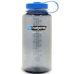 Nalgene Wide Mouth Sustain Drinkfles - 1L - grijs