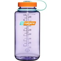 Outdoor Flessen & Thermosflessen < Nalgene Wide Mouth Sustain Drinkfles - 1L - amethyst