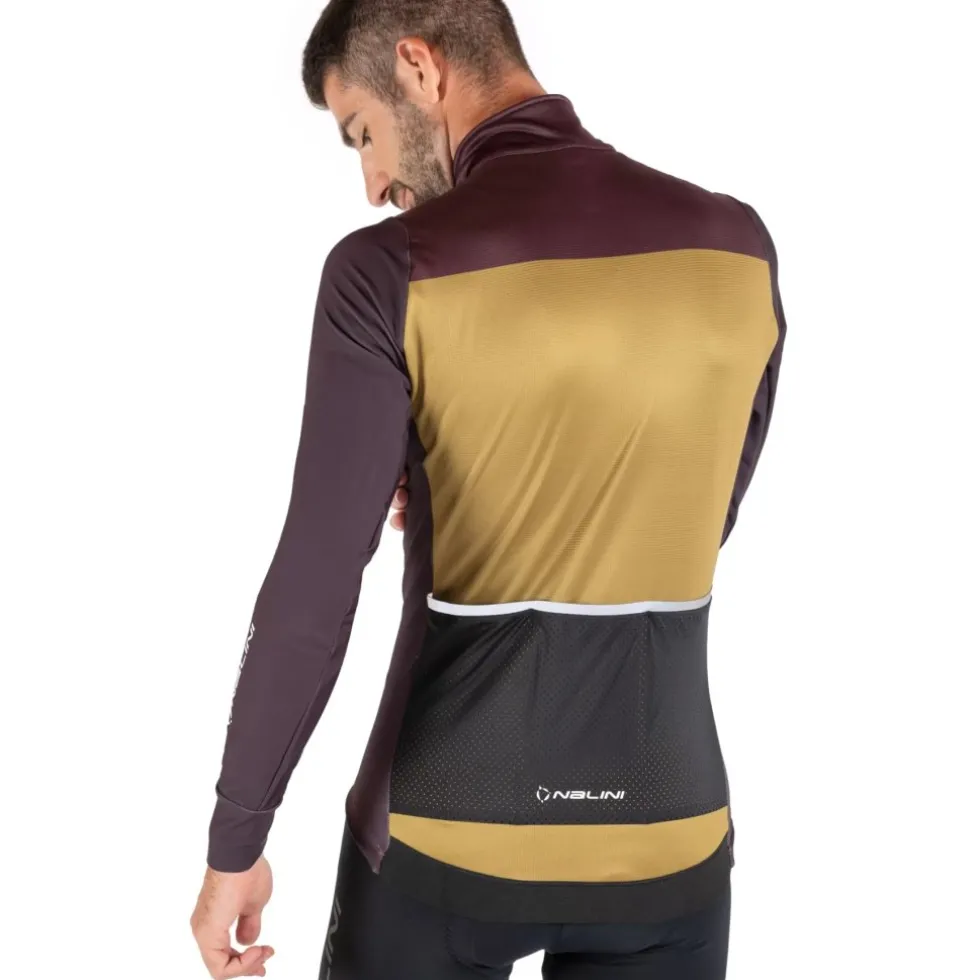 Nalini Race Warm Fietsjas Heren - beeren/cumin 4100