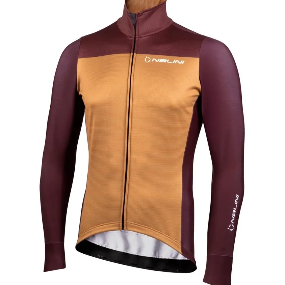 Nalini Race Warm Fietsjas Heren - beeren/cumin 4100