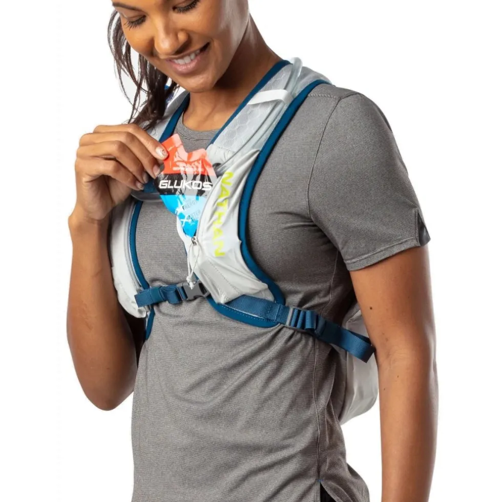 Nathan Sports Crossover Pack - 5L Hydration Pack - vapor grey / finish lime