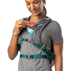 Nathan Sports Crossover Pack - 10L Drinkrugzak - charcoal / marine blue