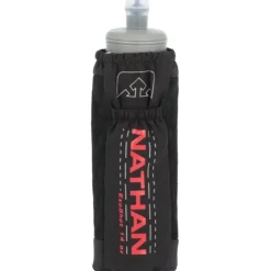 Nathan Sports ExoShot 2.0 14oz/420ml Handfles - Black/Ribbon Red