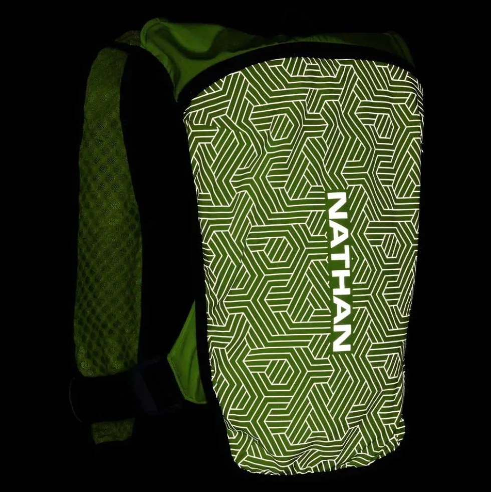 Nathan Sports HyperNight Quick Start 3.0 Hydratatievest - 4 L - hi vis yellow/hex print