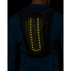 Nathan Sports Laser Light 3L Drinkrugzak - black / high vis yellow