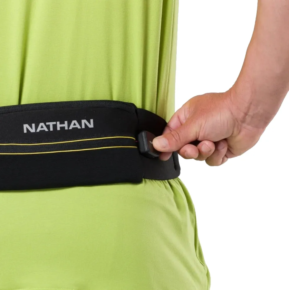 Nathan Sports Laser Light 5K RX Hardloopriem - black / high vis yellow