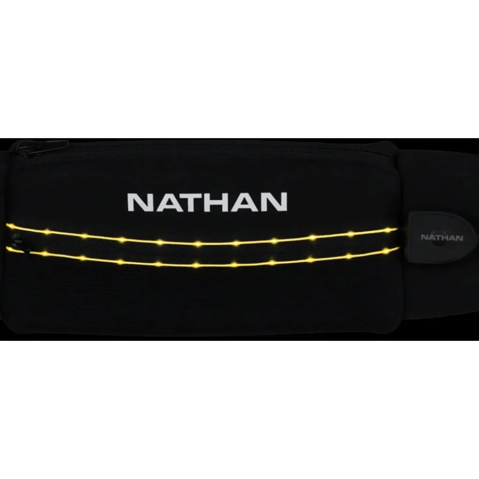Nathan Sports Laser Light 5K RX Hardloopriem - black / high vis yellow