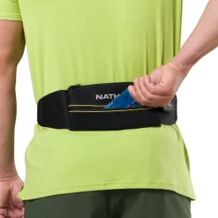 Nathan Sports Laser Light 5K RX Hardloopriem - black / high vis yellow