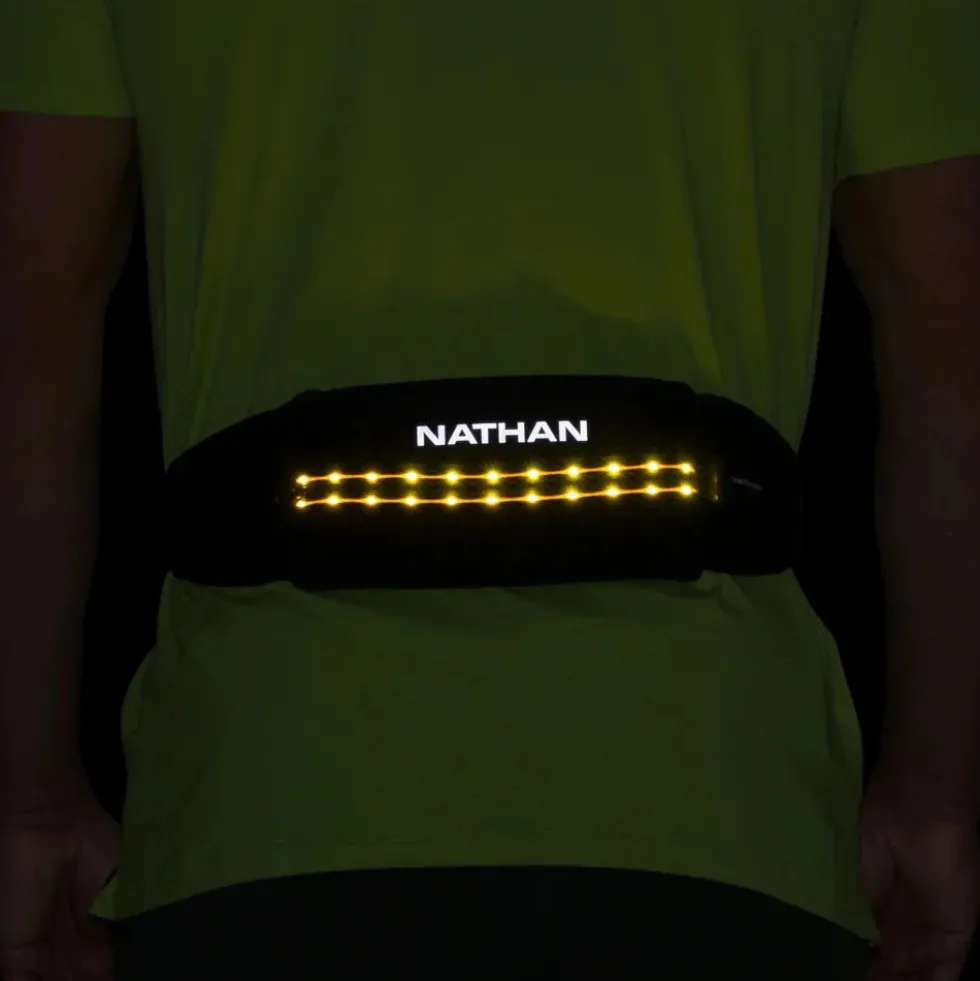 Nathan Sports Laser Light 5K RX Hardloopriem - black / high vis yellow