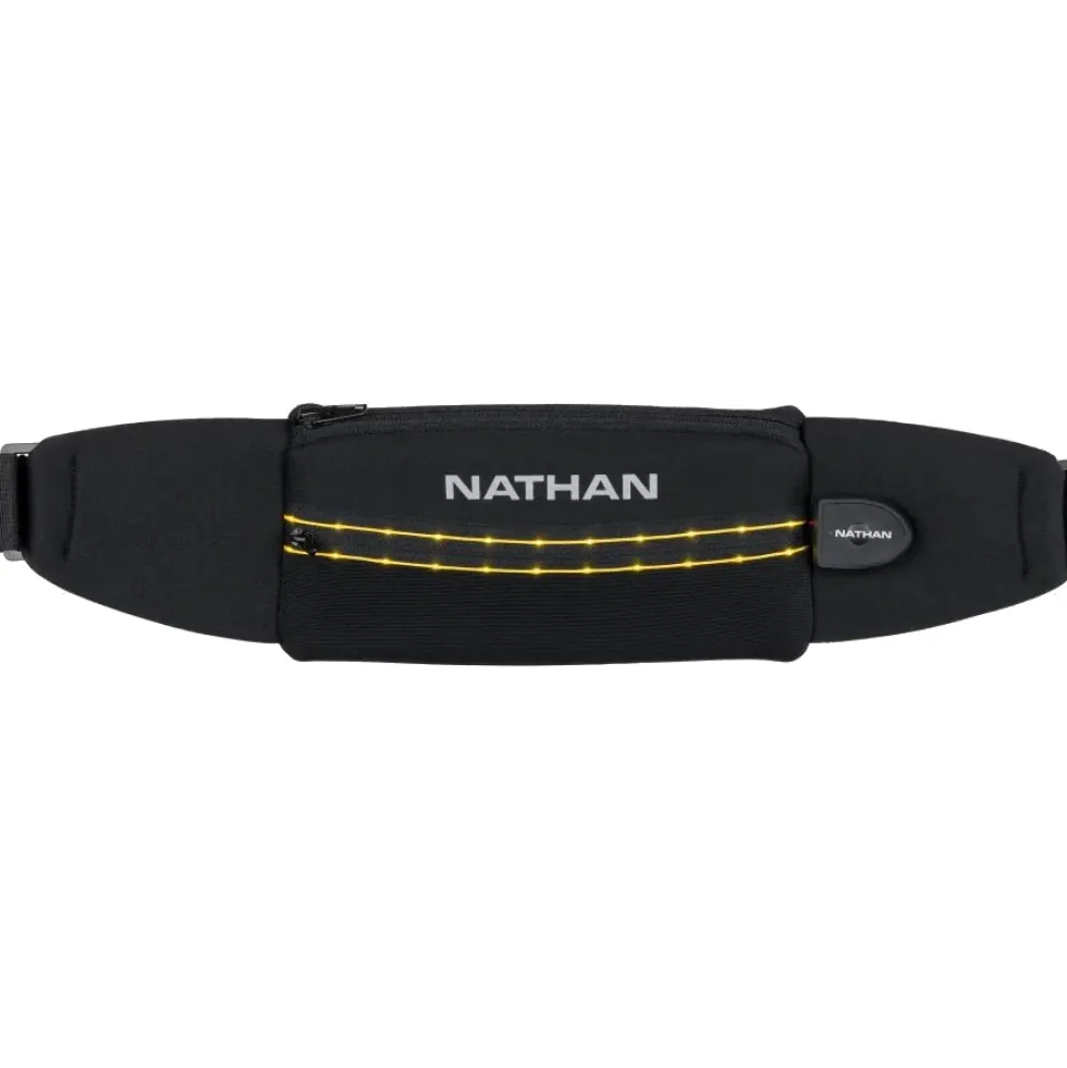 Nathan Sports Laser Light 5K RX Hardloopriem - black / high vis yellow