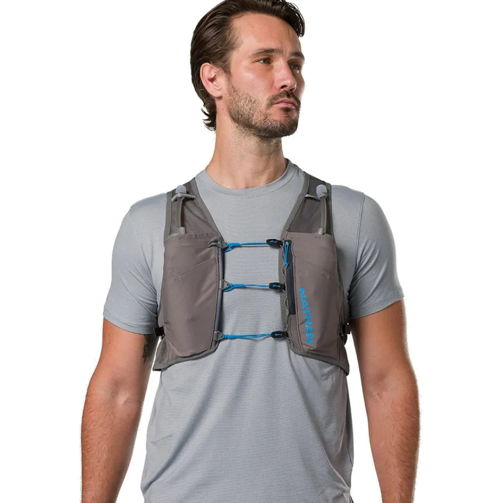 Nathan Sports Pinnacle Breeze Hydratatievest - 4L - Charcoal / Electric Blue