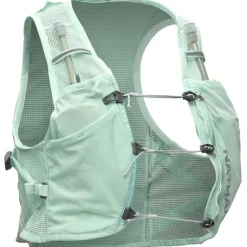 Rugzakken & Drinksystemen < Nathan Sports Pinnacle Breeze Hardloopvest dames - 4L - surf spray/reflective silver
