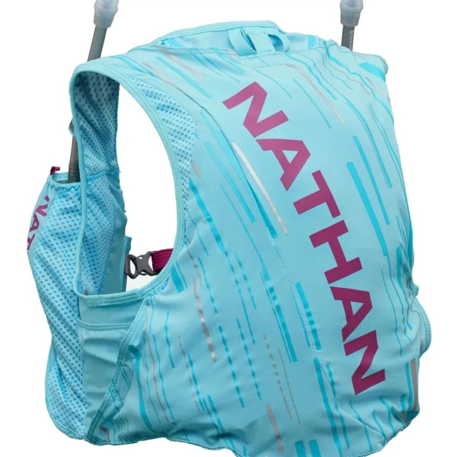 Rugzakken & Drinksystemen < Nathan Sports Pinnacle 4L Hardloop-Vet Dae - Caribbean Blue/agenta