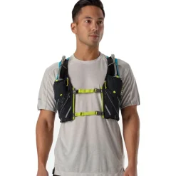 Nathan Sports Pinnacle 4L Hardloop-Vest - black / finish lime