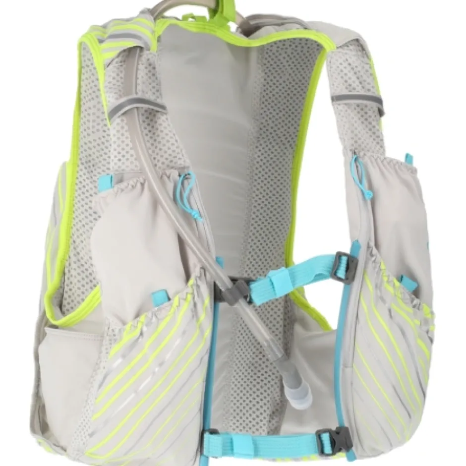 Rugzakken & Drinksystemen < Nathan Sports Pinnacle 12L de Hardloop-Vest Daes - Vapor Grey/Caribbean Blue