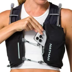 Nathan Sports Pinnacle Pro Hardloopvest dames - 6L - black/surf spray