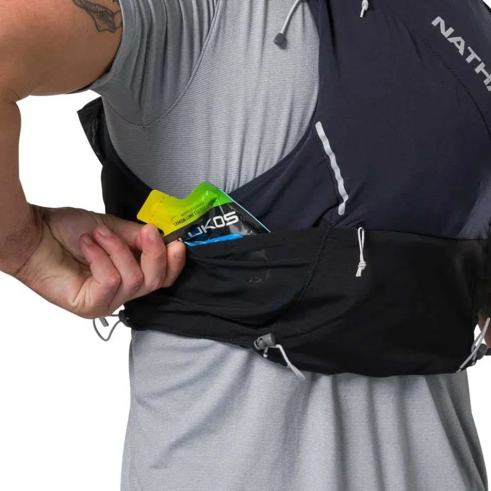 Nathan Sports Pinnacle Pro Hydratatie Race Vest - 12L - black/reflective silver