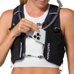 Nathan Sports Pinnacle Pro Hardloopvest dames - 12L - black/lilac breeze