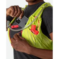 Nathan Sports Pinnacle Series Vapor 12L Hydration Race Vest Woman - Finish Lime/Hibiscus