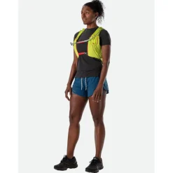 Nathan Sports Pinnacle Series Vapor 12L Hydration Race Vest Woman - Finish Lime/Hibiscus