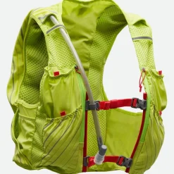 Nathan Sports Pinnacle Series Vapor 12L Hydration Race Vest Woman - Finish Lime/Hibiscus