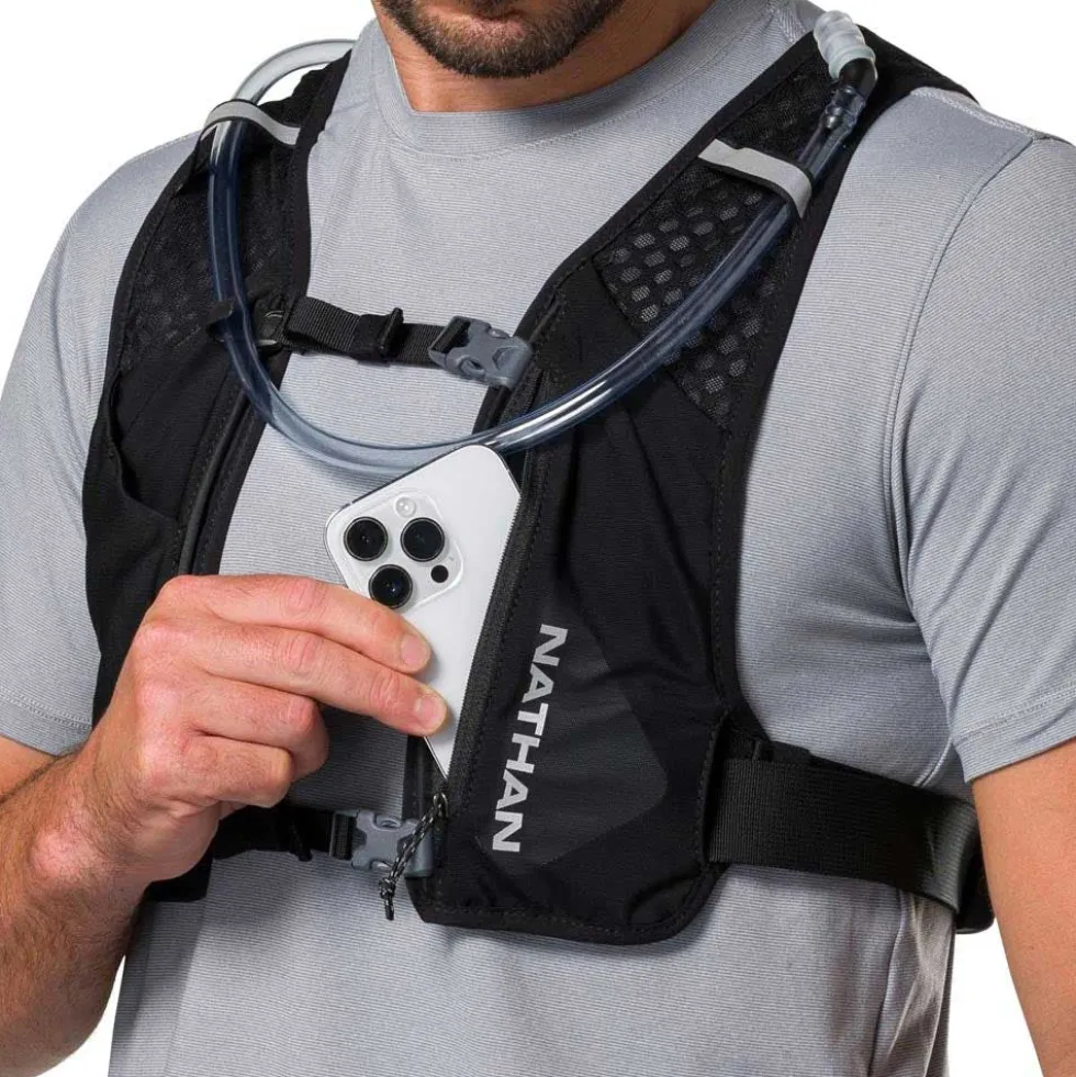 Nathan Sports Quick Start 3.0 Hydratatievest - 6L - black/reflective silver