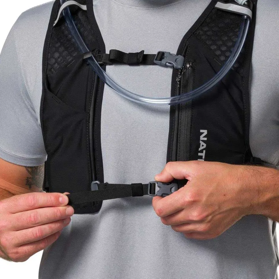 Nathan Sports Quick Start 3.0 Hydratatievest - 6L - black/reflective silver