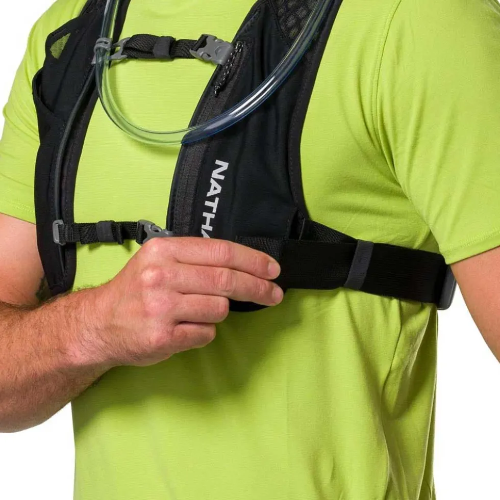 Nathan Sports Quick Start 3.0 Hydratatievest - 4 liter - black/reflective silver